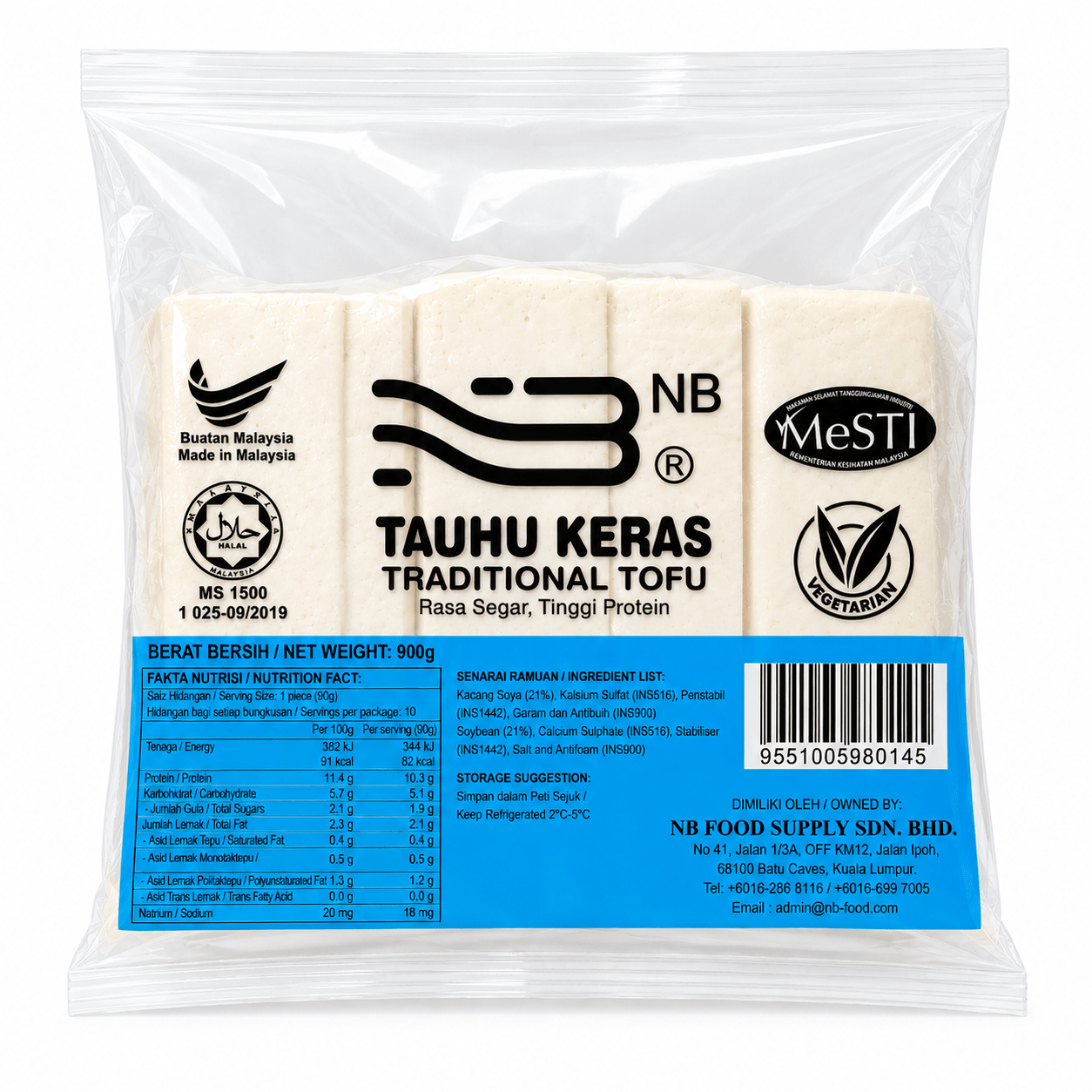 NB Tofu Keras 900G